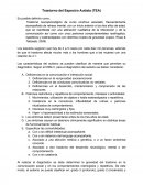 Trastorno del Espectro Autista (TEA)