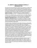 EL ABORTO COMO UN DERECHO SEXUAL Y REPRODUCTIVO