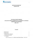 FACULTAD DE CIENCIAS ADMINISTRATIVAS, ECONÓMICAS Y CONTABLES ADMINISTRACION DE EMPRESAS