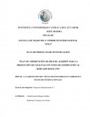 Plan de importación de hilo de algodón para la producción de chalinas con fines de exportación al mercado mexicano