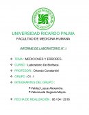 MEDICIONES Y ERRORES .