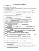 Cuestionario de geometría
