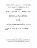 Metodología Y TECNICAS DE INVESTIGACION CUALITATIVA EN LA EDUCACION