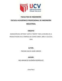 ENSAYO PROCESOS INDUSTRIALES. Página 1