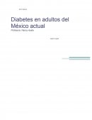 Diabetes en adolescentes del México Actual.