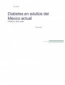 Diabetes en adolescentes del México Actual.