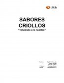 Sabores criollos