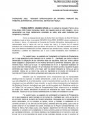 Contestacion de alimentos.