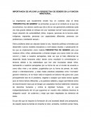 IMPORTANCIA DE APLICAR LA PERSPECTIVA DE GÉNERO EN LA FUNCION MINISTERIAL.