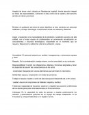 Trabajo del hospital