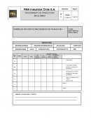 NOMBRE DEL DOCUMENTO: PROCEDIMIENTO DE TRABAJO PARA