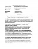 CUESTIONARIO TALENTO HUMANO