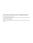 LA GRAN ACTIVIDAD DE ORGANIZACIÓN Y JERARQUIZACIÓN