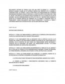 ARTÍCULO 1º. TODOS LOS TRABAJADORES AL SERVICIO DE LA EMPRESA ESTÁN OBLIGADOS A CUMPLIR LAS DISPOSICIONES DEL SIGUIENTE REGLAMENTO.