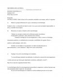 Estudia la vida y su desarrollo de todos los seres vivos, que son de un tamaño imperceptible, es decir, un tamaño microscópico.