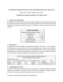 Un ANÁLISIS DE INFORMACIÓN ESTACIÓN METEOROLÓGICA DE CARTAGENA.