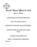 Un Ensayo de la evaluacion educativa.