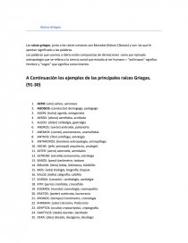 Raices griegas.. Página 1