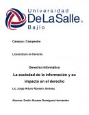Sociedad de la información y su impacto en el Derecho.