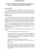 EFICIENCIA Y OPTIMIZACIÓN DE LOS PROCESOS DE CONTRATACIONES DEL ESTADO – CONCURSOS PÚBLICOS Y LICITACIONES PÚBLICAS