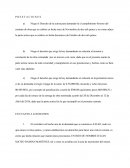 Niego el Derecho de la actora para demandar la el cumplimiento forzoso del contrato de obra que se celebro en fecha once de Noviembre de dos mil quince y no como aduce la parte actora que se celebro en fecha diecinueve de Octubre de dos mil quince.