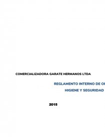 REGLAMENTO INTERNO AÑO 2015. Página 1
