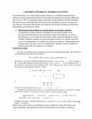 CONTROL OPTIMO EN TIEMPO CONTINUO