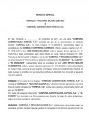 MANDATO ESPECIAL - AGRÍCOLA Y PECUARIA SAJONIA LIMITADA