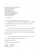 Caso clínico de insuficiencia renal crónica