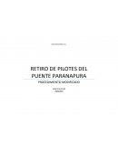 RETIRO DE PILOTES DEL PUENTE PARANAPURA