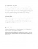 Arrendamiento financiero.