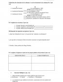 PRUEBA DE SEXTO BASICO LA ORGANIZACION DE LA REPUBLICA