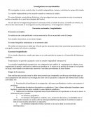 Investigaciones no experimentales.