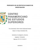 PROPUESTA DE UN PROTOCOLO BÁSICO DE INVESTIGACIÓN