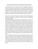 Como promover la comunicación oral mediante la expresión corporal