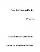 Modelo de Projet Charter