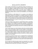 Batallas en el desierto.