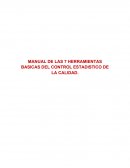 LAS 7 HERRAMIENTAS BASICAS DEL CONTROL ESTADISTICO DE LA CALIDAD.