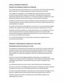 Conceptos y concepciones de desarrollo curricular.. Página 1