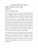 Una realidad reflejada en la escuela