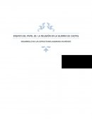 El papel de la religion en la guerra de castas.