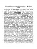 CONTRATO DE PRESTACION DE SERVICIOS PROFESIONALES No. 080 DEL 2004