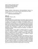 JOVENES, GLOBALIZACION Y POSTMODERNIDAD.