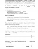 Acta de compromiso y convivencia.