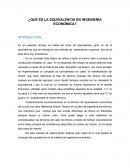 QUÉ ES LA EQUIVALENCIA EN INGENIERÍA ECONÓMICA.