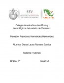 Colegio de estudios científicos y tecnológicos del estado de Veracruz. Tutorías
