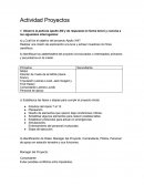 Actividad de Proyectos. Estudios del Apolo 7 al 12