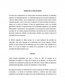 TEORÍA DE LA RELATIVIDAD.
