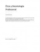 Tema: Etica y deontologia