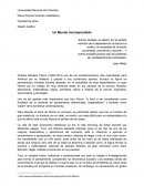 Tema: Un mundo incomprendido